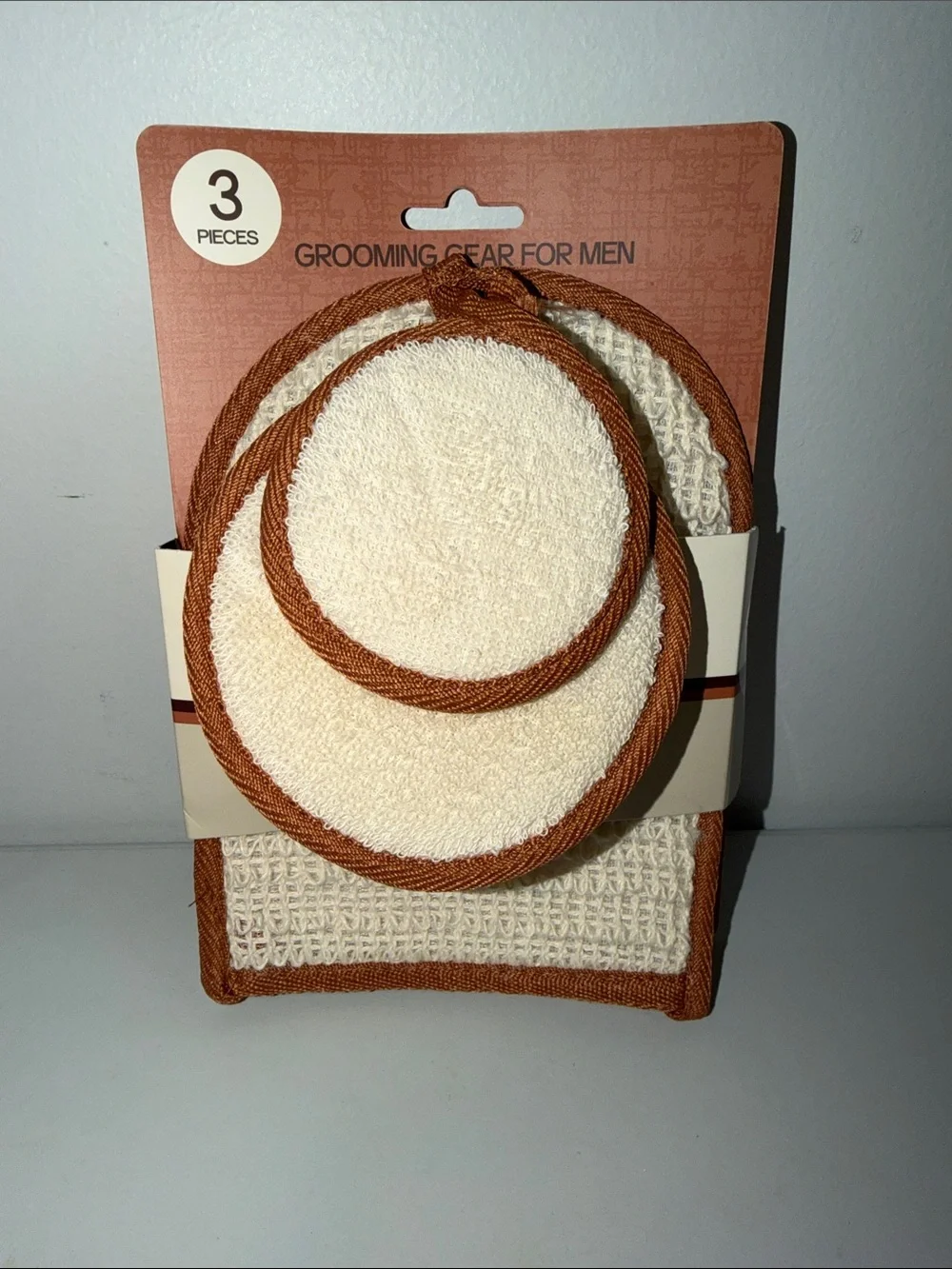 PREPT Ivory Brown 3 piece Exfoliating Trio Set for MEN